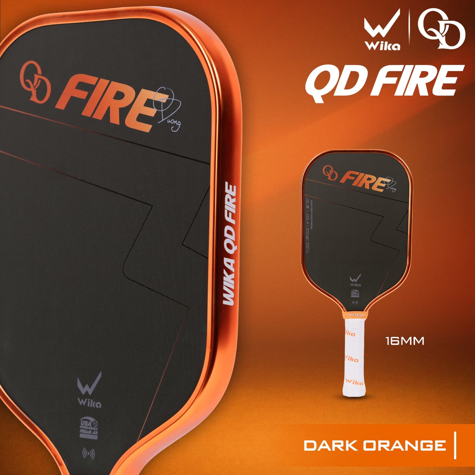 Wika QD Fire in dark orange
